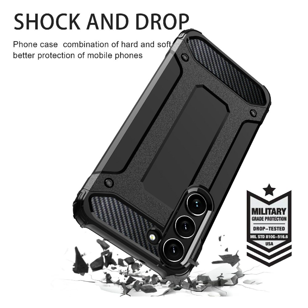  Samsung Galaxy S23 Plus Skal Shockproof Hybrid Armor Röd