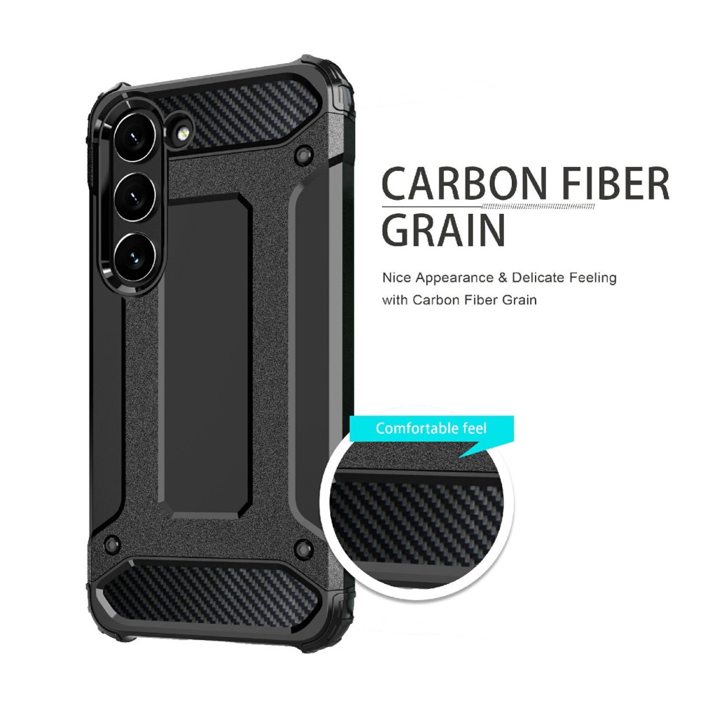  Samsung Galaxy S23 Plus Skal Shockproof Hybrid Armor Guld