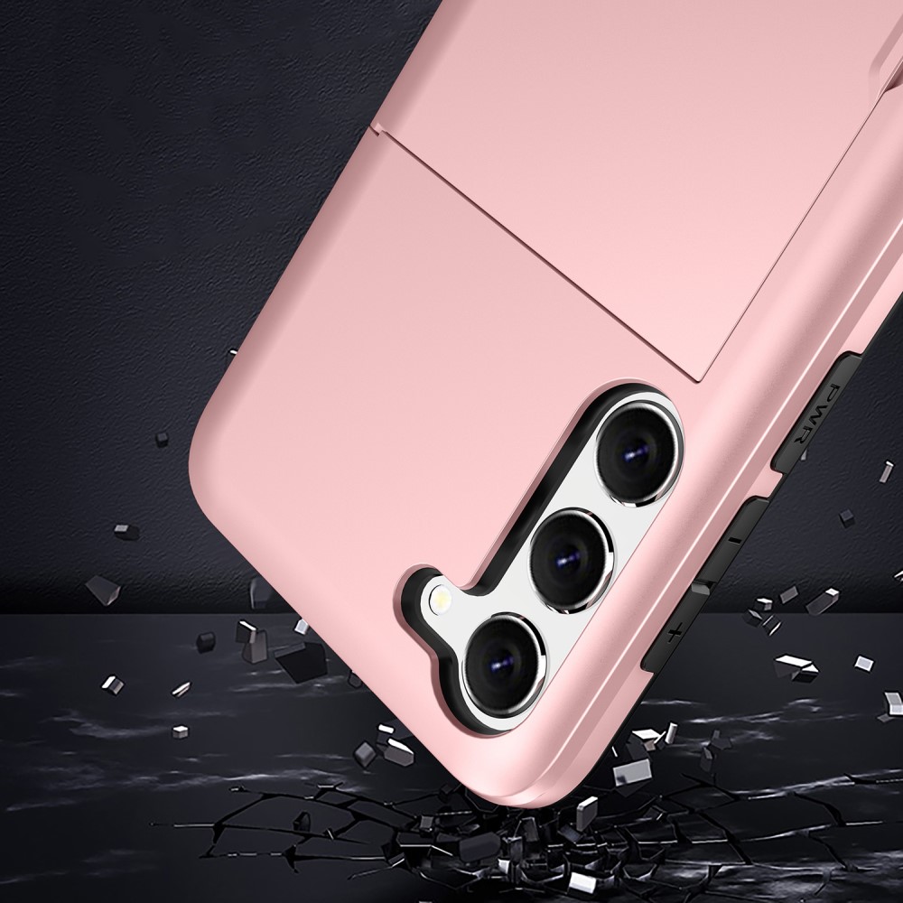  Samsung Galaxy S23 Plus Skal Med Kortfack Roséguld