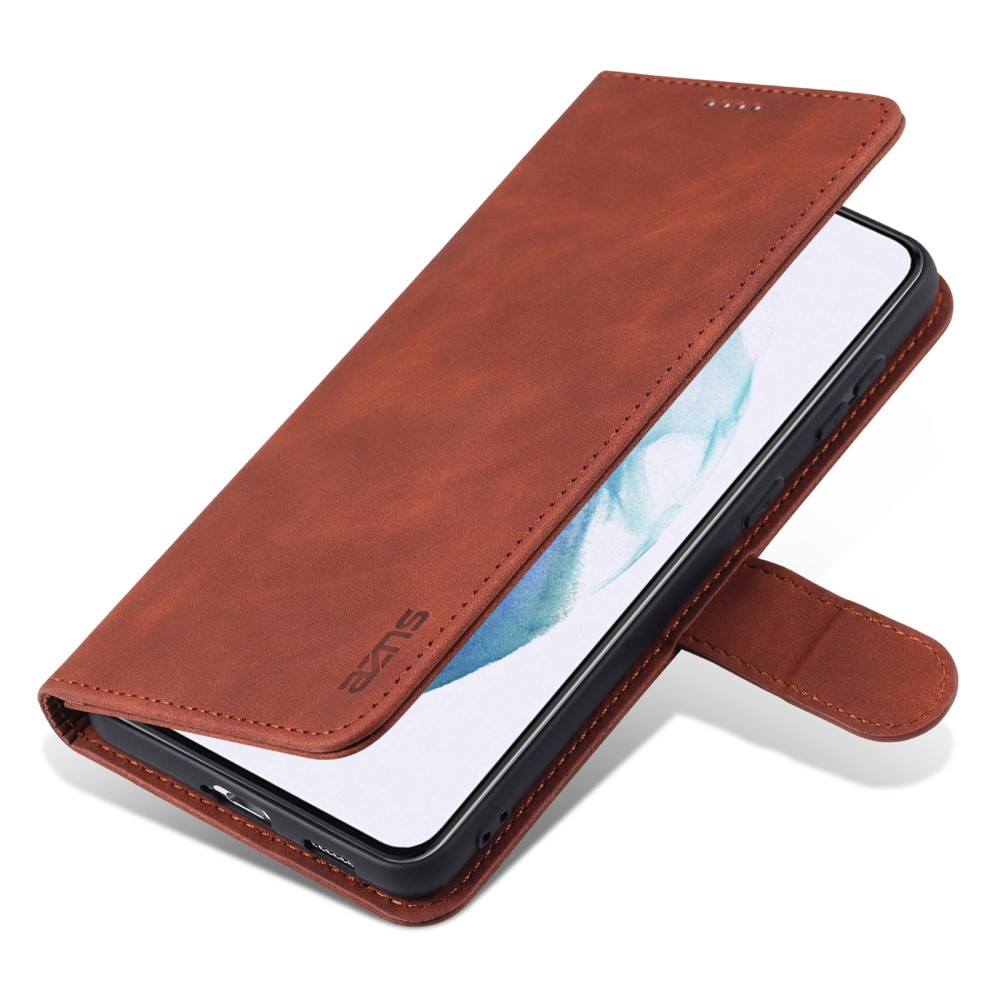 AZNS AZNS Samsung Galaxy S23 Plus Fodral Retro Läder Brun