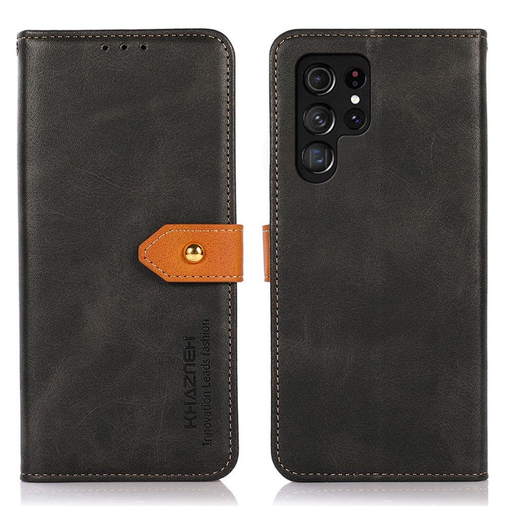 KHAZNEH KHAZNEH Samsung Galaxy S23 Ultra Fodral Dual-Color Svart