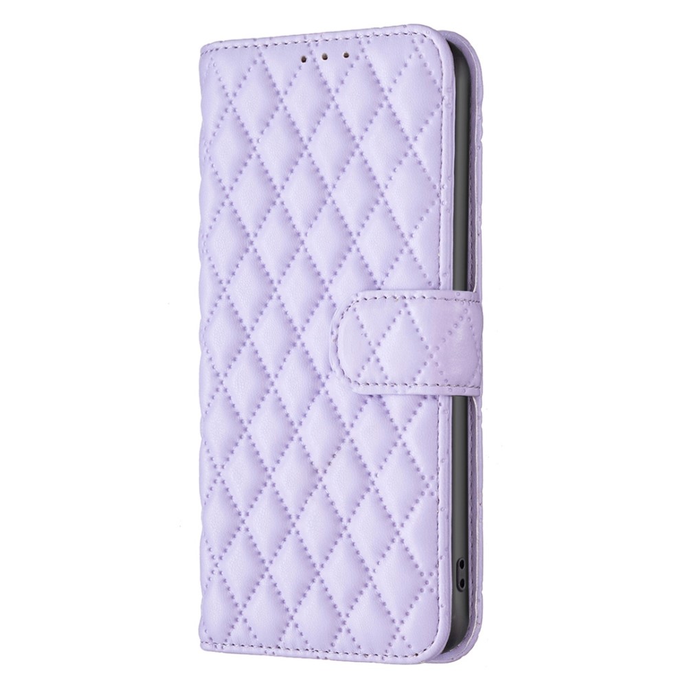  Samsung Galaxy S23 Ultra Fodral Diamond Textur Lila