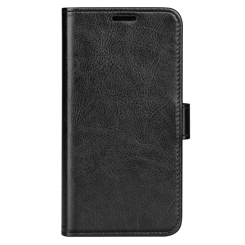  Samsung Galaxy S23 Ultra Fodral Crazy Horse Läder Svart