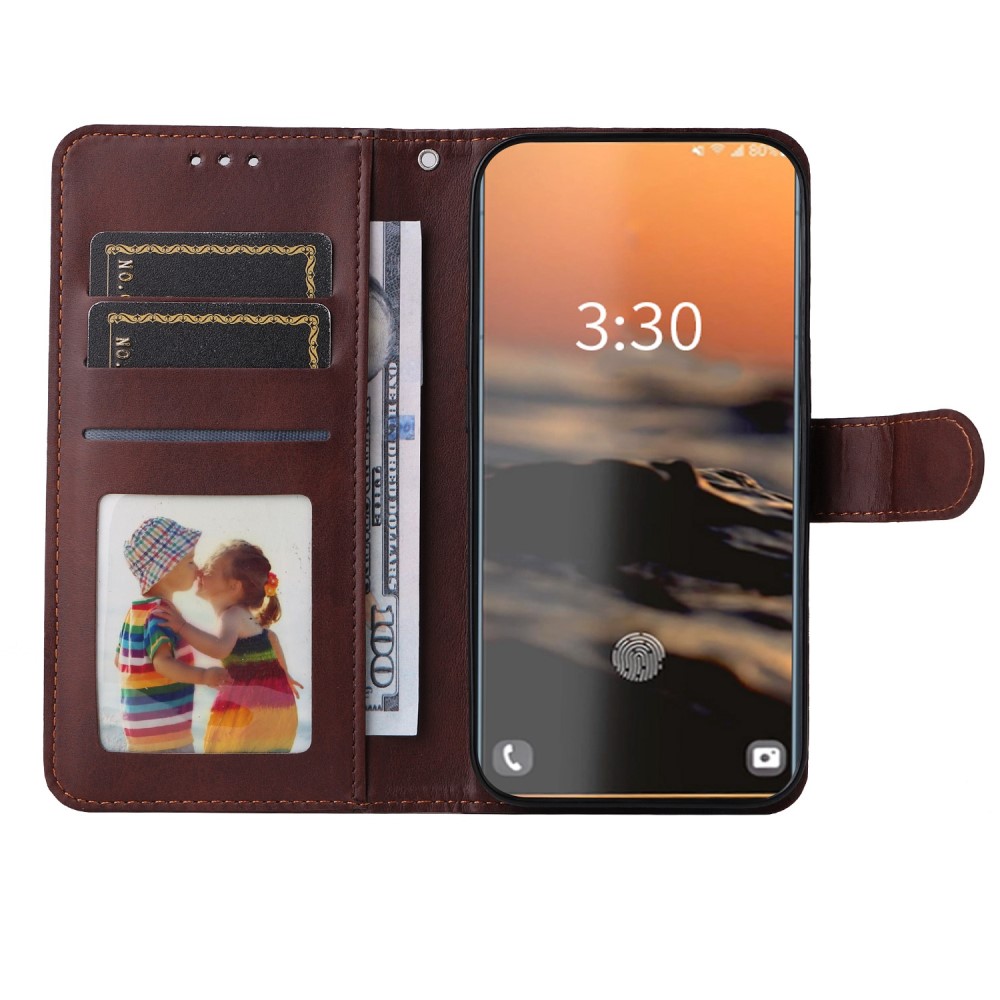  Samsung Galaxy S23 Ultra Fodral Läder Brun