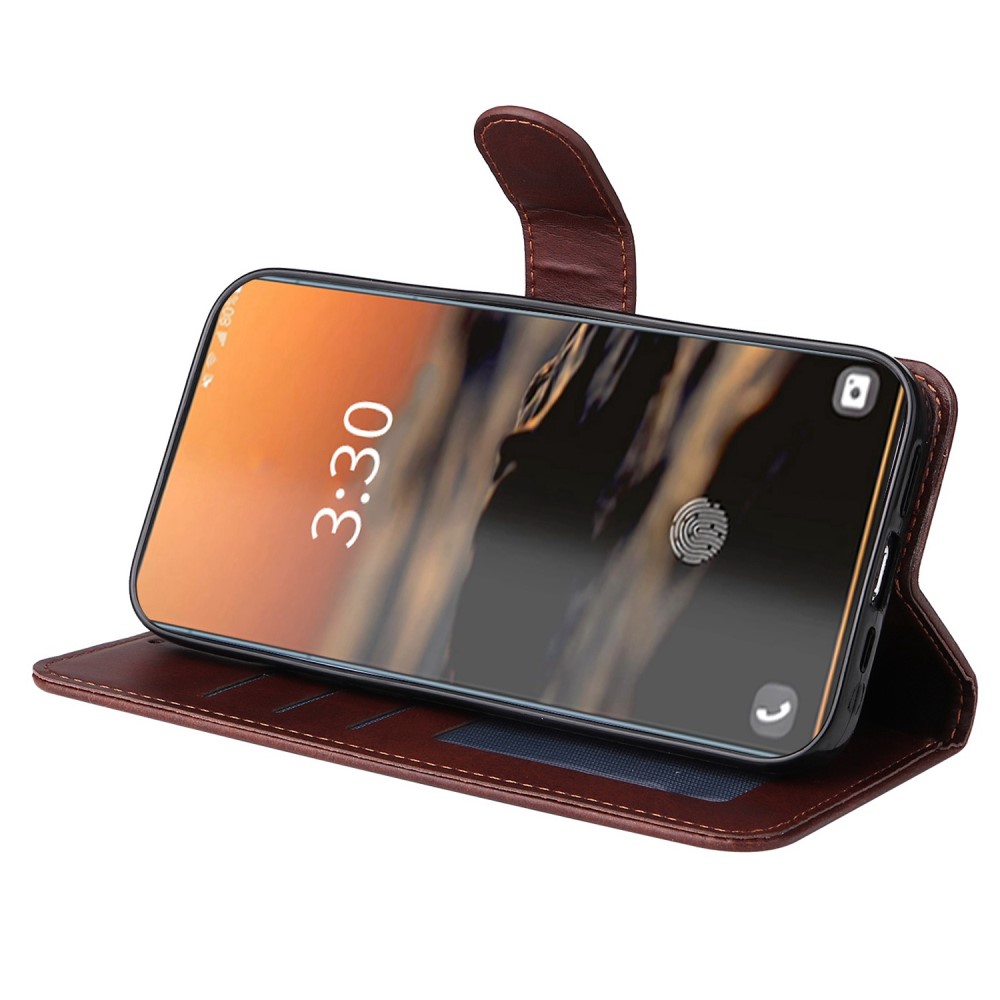  Samsung Galaxy S23 Ultra Fodral Läder Brun