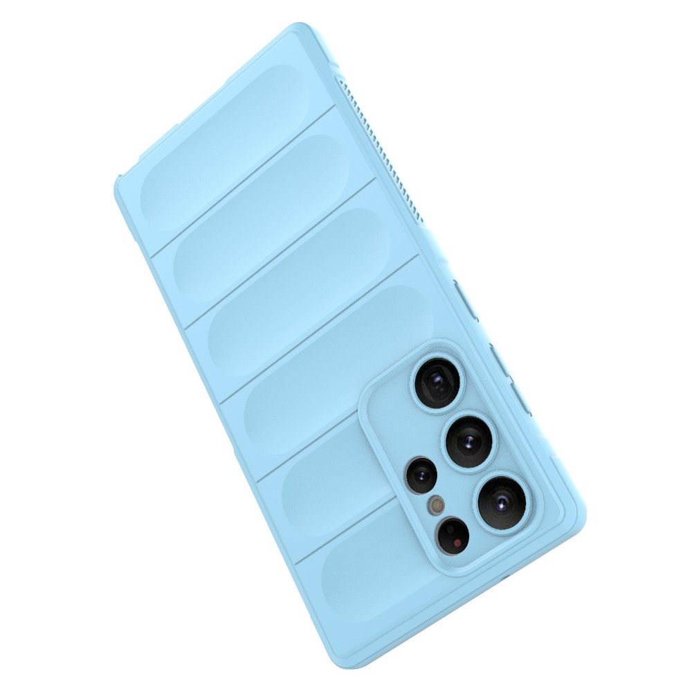  Samsung Galaxy S23 Ultra Skal Magic Shield Ljus Blå