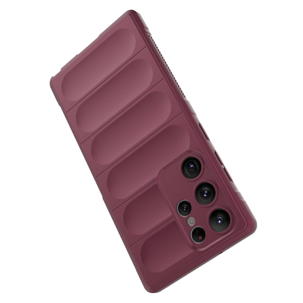  Samsung Galaxy S23 Ultra Skal Magic Shield Vinröd