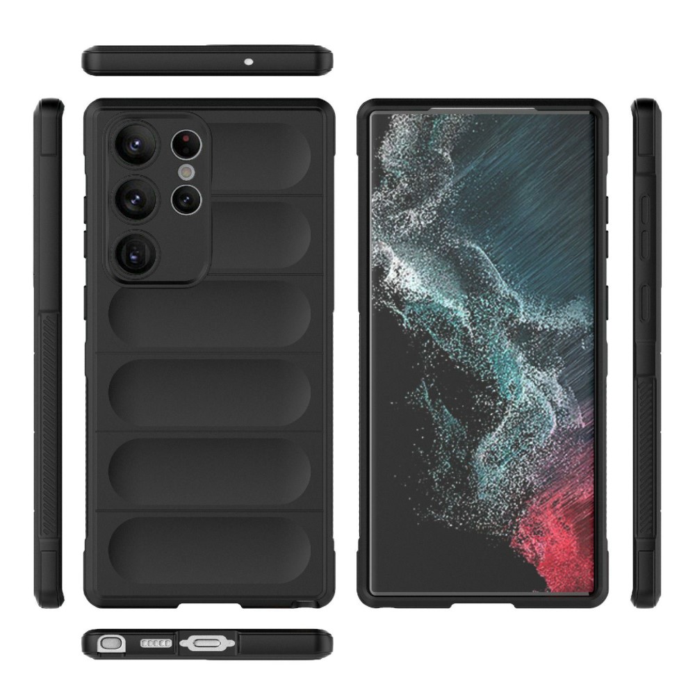  Samsung Galaxy S23 Ultra Skal Magic Shield Mörk Grå