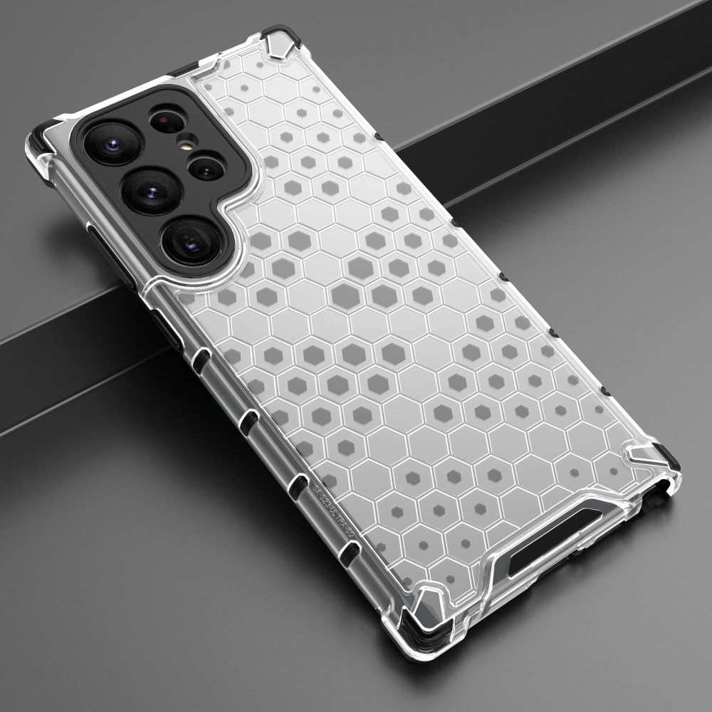  Samsung Galaxy S23 Ultra Skal Shockproof Honeycomb Grå