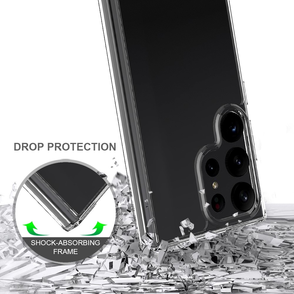 Samsung Galaxy S23 Ultra Skal Shockproof Akryl/TPU Svart