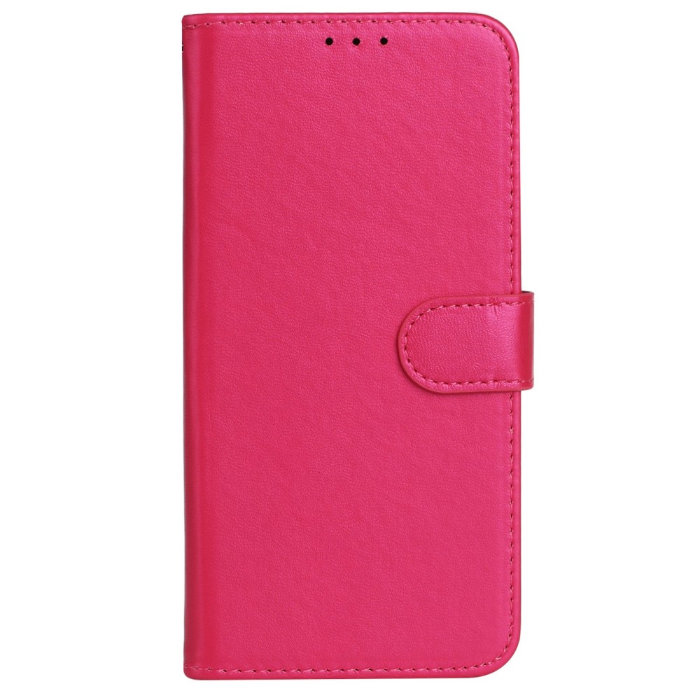  Samsung Galaxy S23 Ultra Fodral Solid Läder Rosa