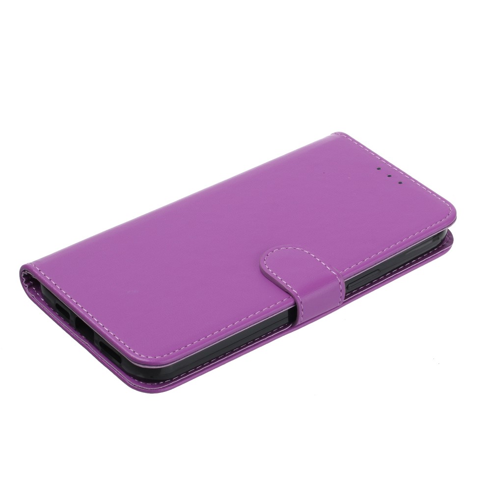  Samsung Galaxy S23 Ultra Fodral Solid Läder Lila