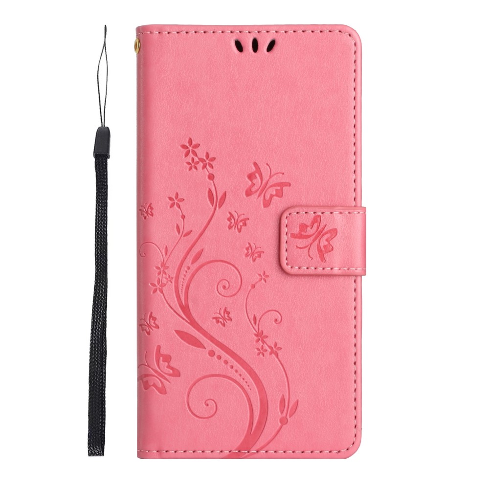  Samsung Galaxy S23 Ultra Fodral Med Tryck Rosa
