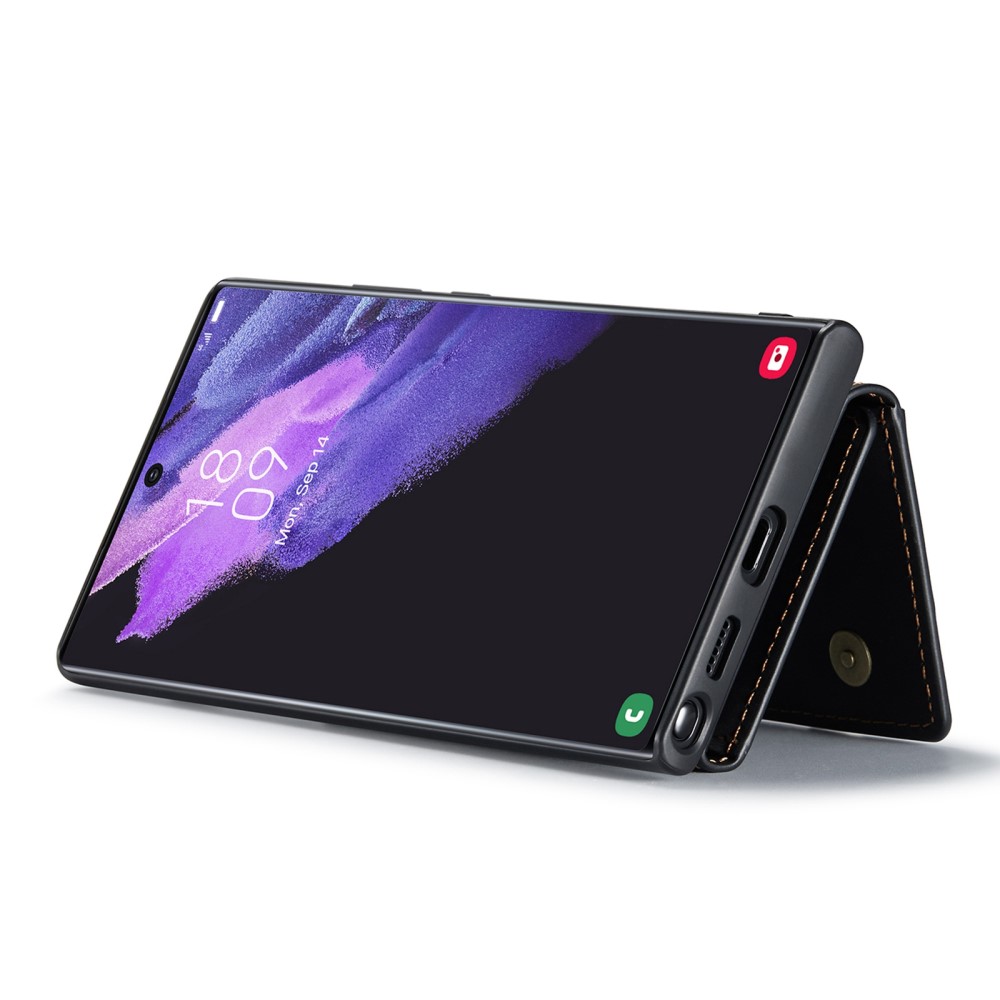 DG.MING DG.MING Galaxy S23 Ultra Skal Med Magnetisk Plånbok Svart