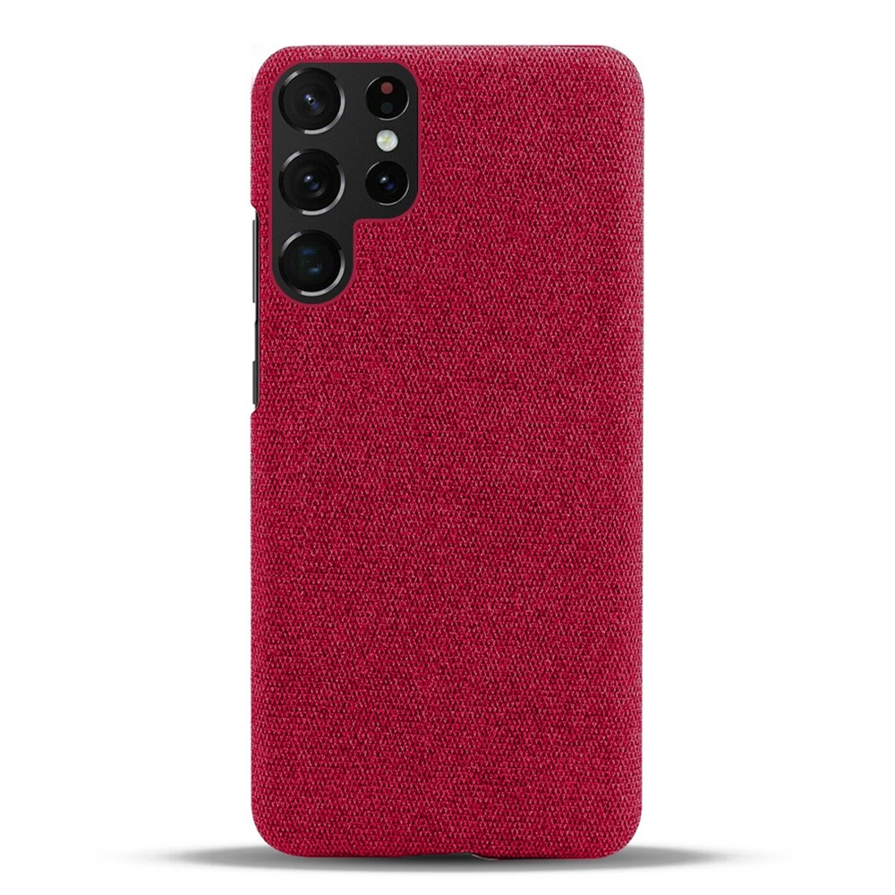 KSQ KSQ Samsung Galaxy S23 Ultra Skal Tygbelagt Röd