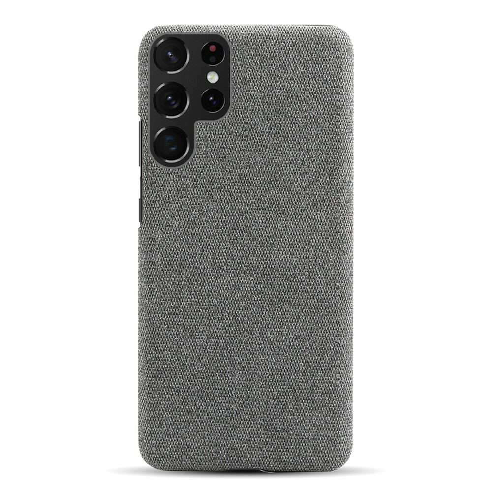 KSQ KSQ Samsung Galaxy S23 Ultra Skal Tygbelagt Grå