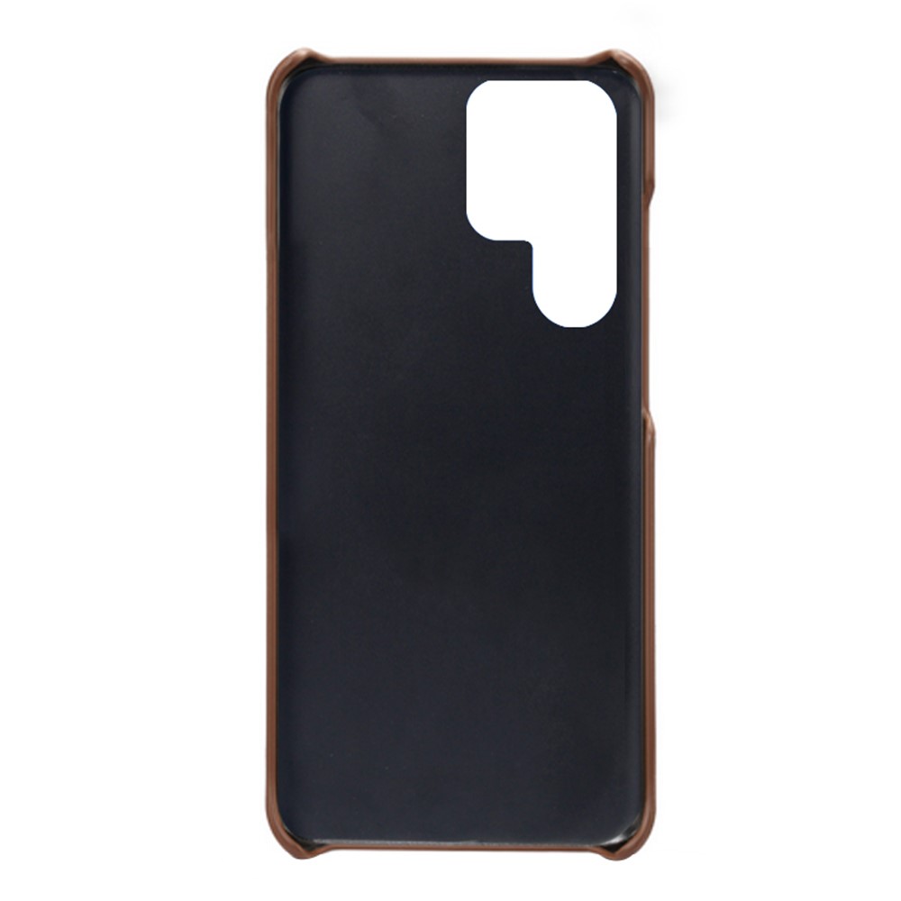 KSQ KSQ Samsung Galaxy S23 Ultra Skal Med 2 Kortfack Brun