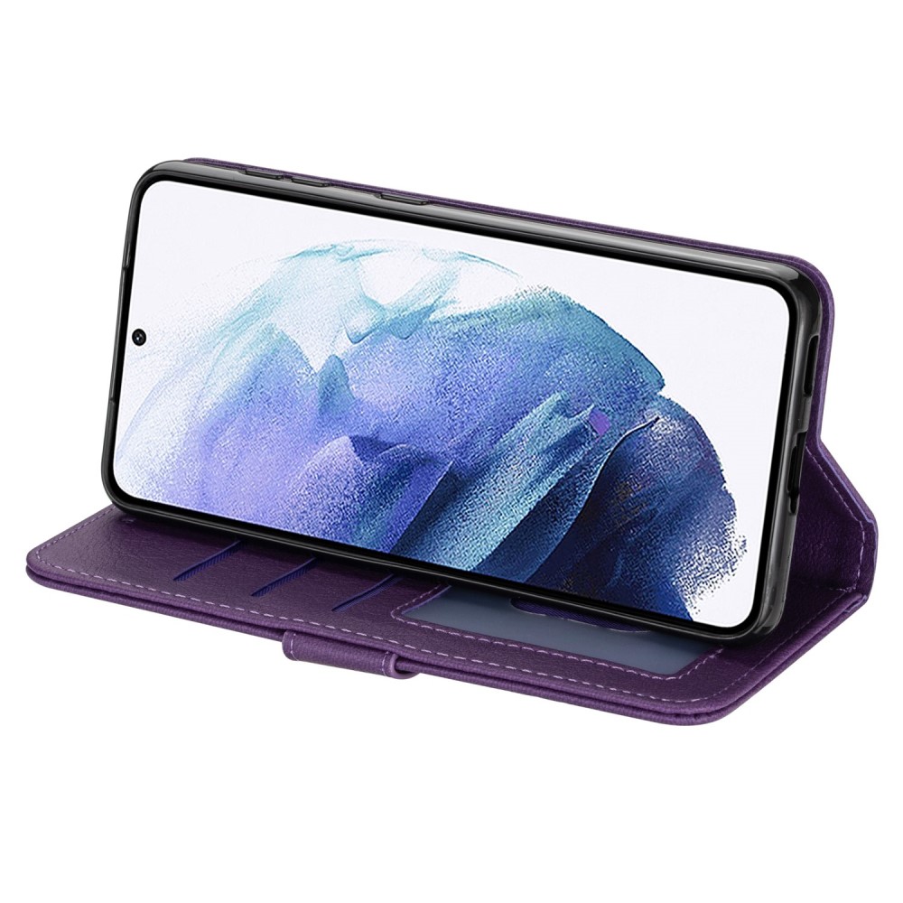  Samsung Galaxy S23 Ultra Fodral Multifunktionell Lila