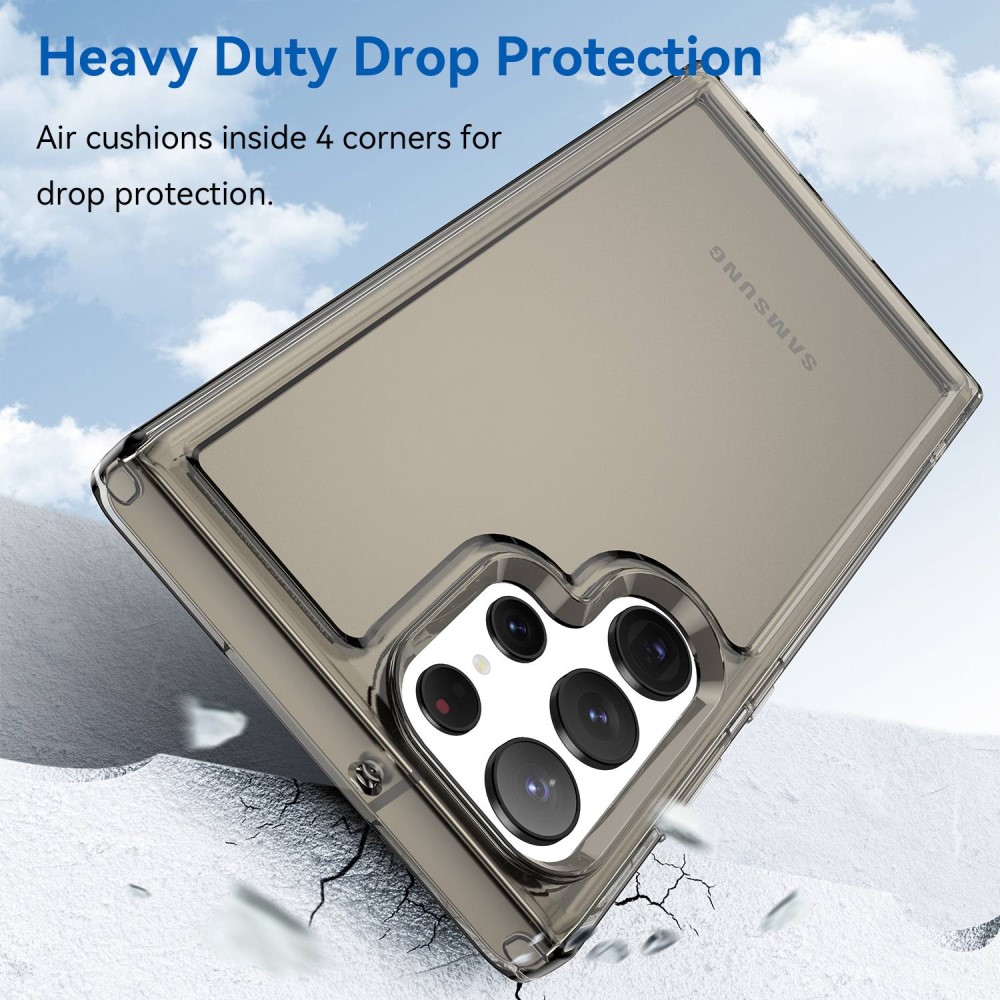  Samsung Galaxy S23 Ultra Skal TPU Shockproof Grå