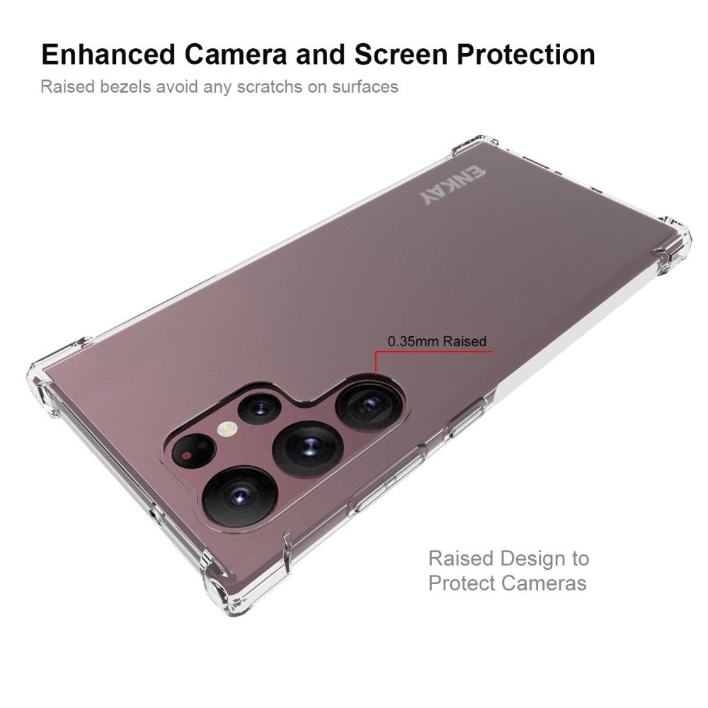 ENKAY ENKAY Samsung Galaxy S23 Ultra Skal Shockproof TPU