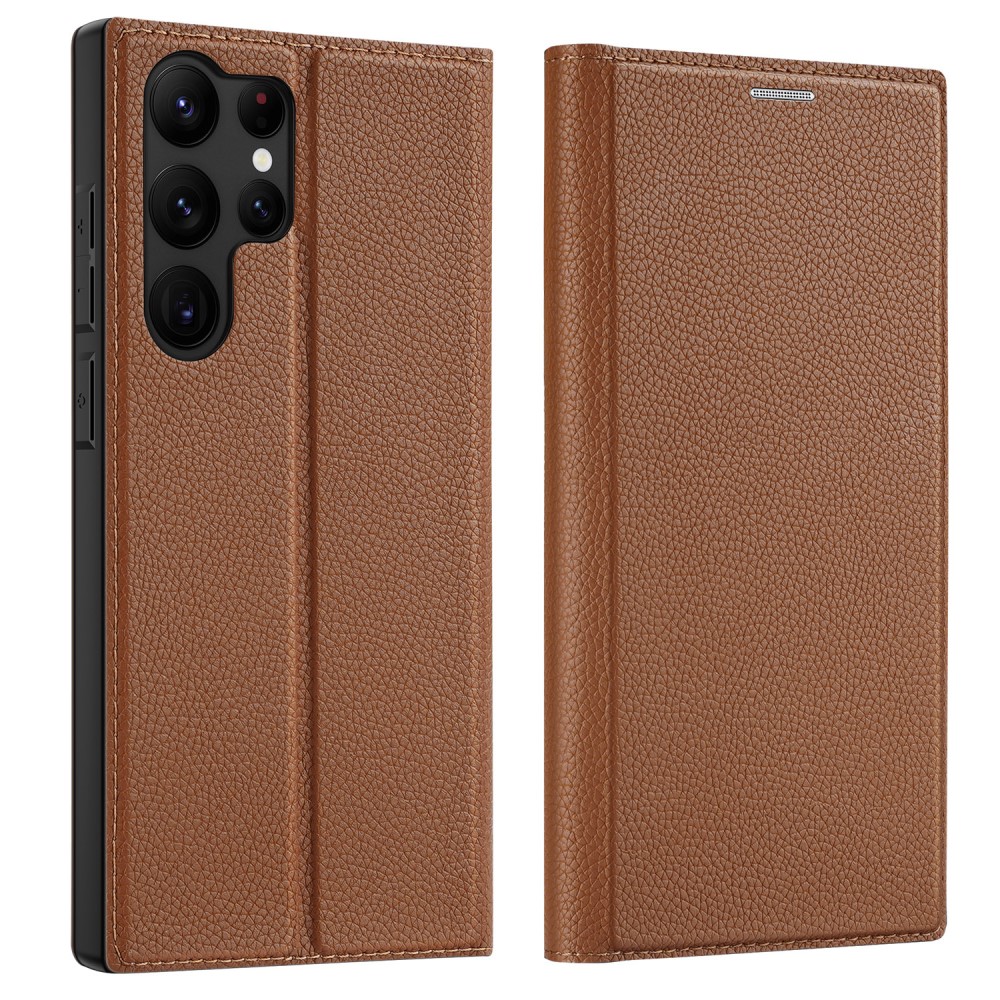 DUX DUCIS DUX DUCIS Galaxy S23 Ultra Fodral Skin X2 Premium Brun