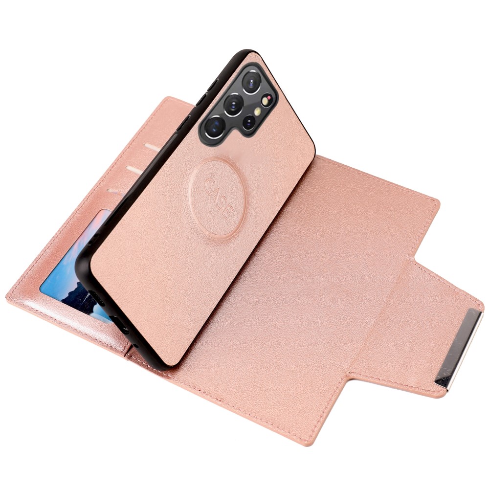  Samsung Galaxy S23 Ultra 2in1 Magnet Fodral Roséguld