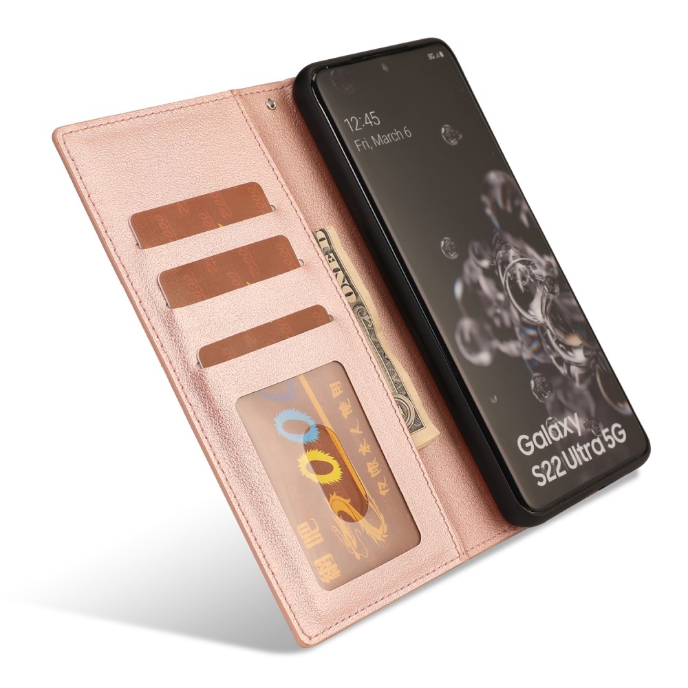  Samsung Galaxy S23 Ultra 2in1 Magnet Fodral Roséguld