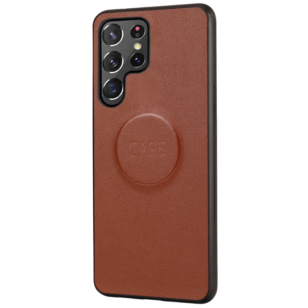  Samsung Galaxy S23 Ultra 2in1 Magnet Fodral Brun