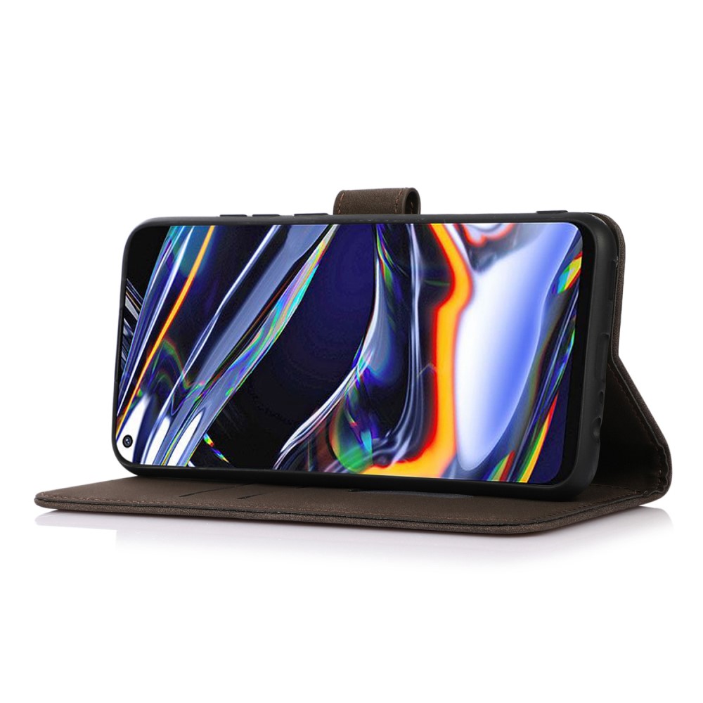KHAZNEH KHAZNEH Galaxy A14 4G/5G Fodral Retro Läder Brun