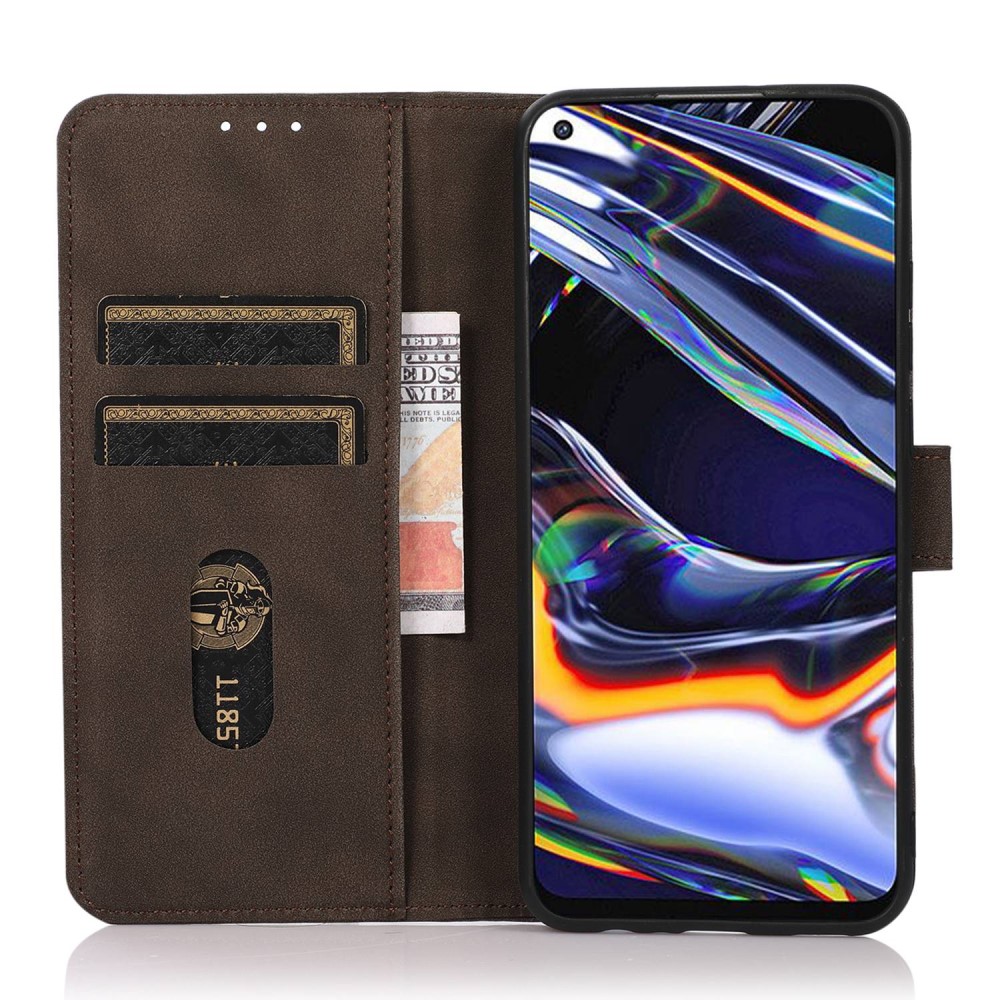 KHAZNEH KHAZNEH Galaxy A14 4G/5G Fodral Retro Läder Brun