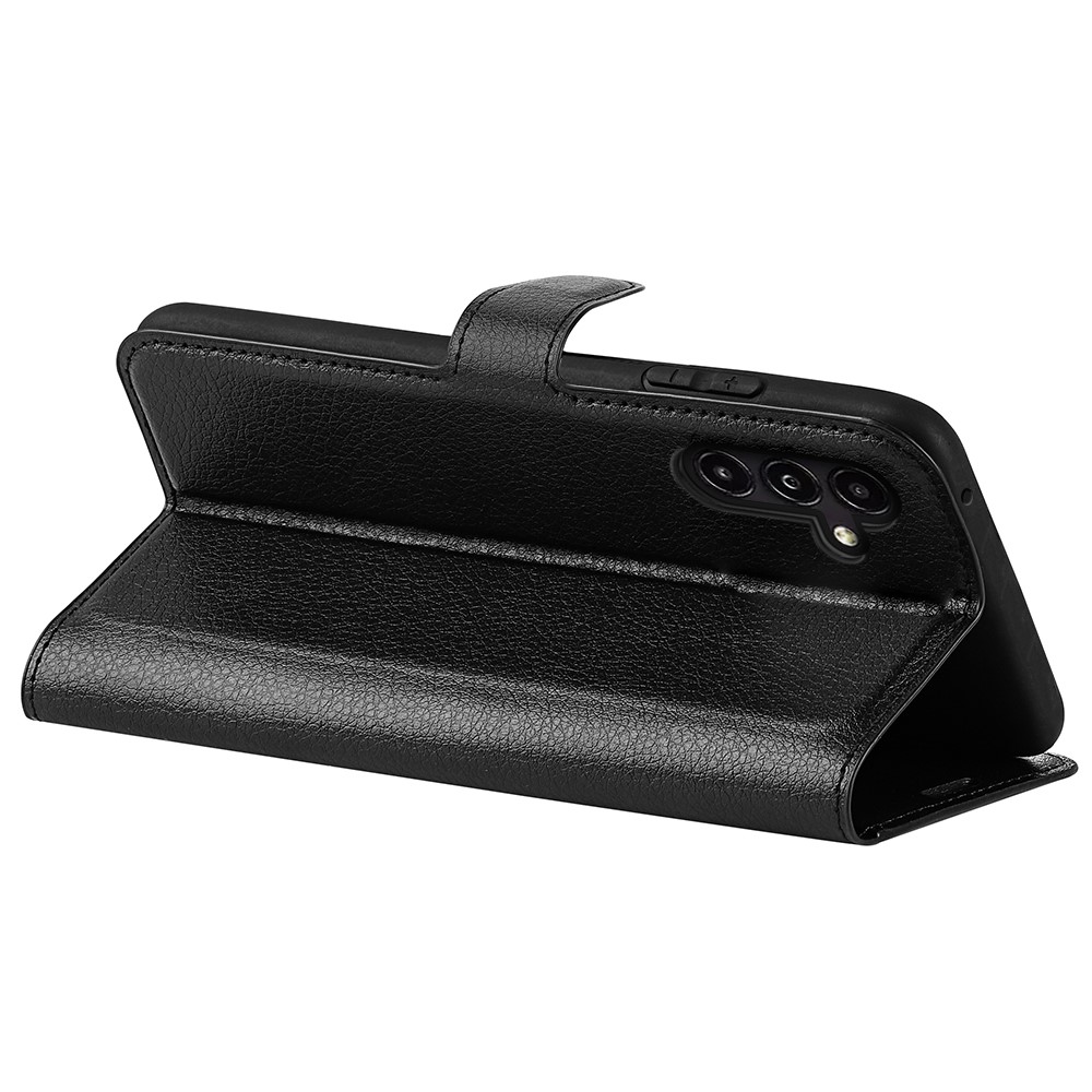  Samsung Galaxy A14 4G/5G Fodral Litchi Läder Svart