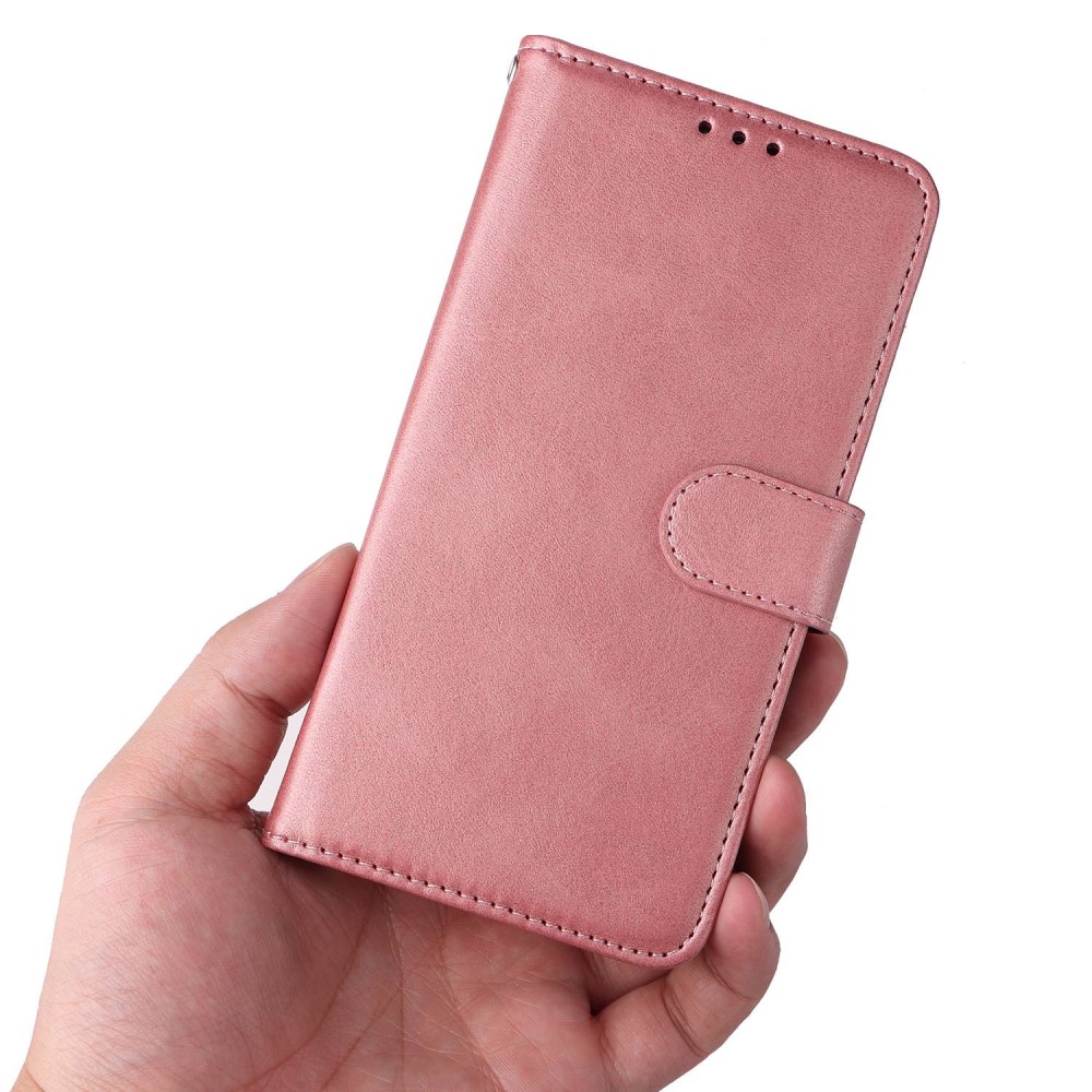  Samsung Galaxy A14 4G/5G Fodral Läder Roséguld