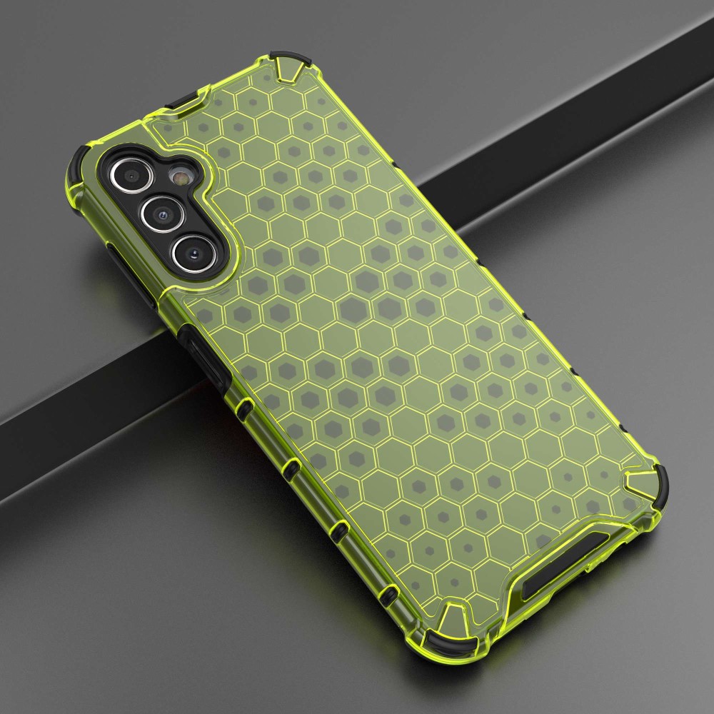  Galaxy A14 4G/5G Skal Shockproof Honeycomb Textur Grön