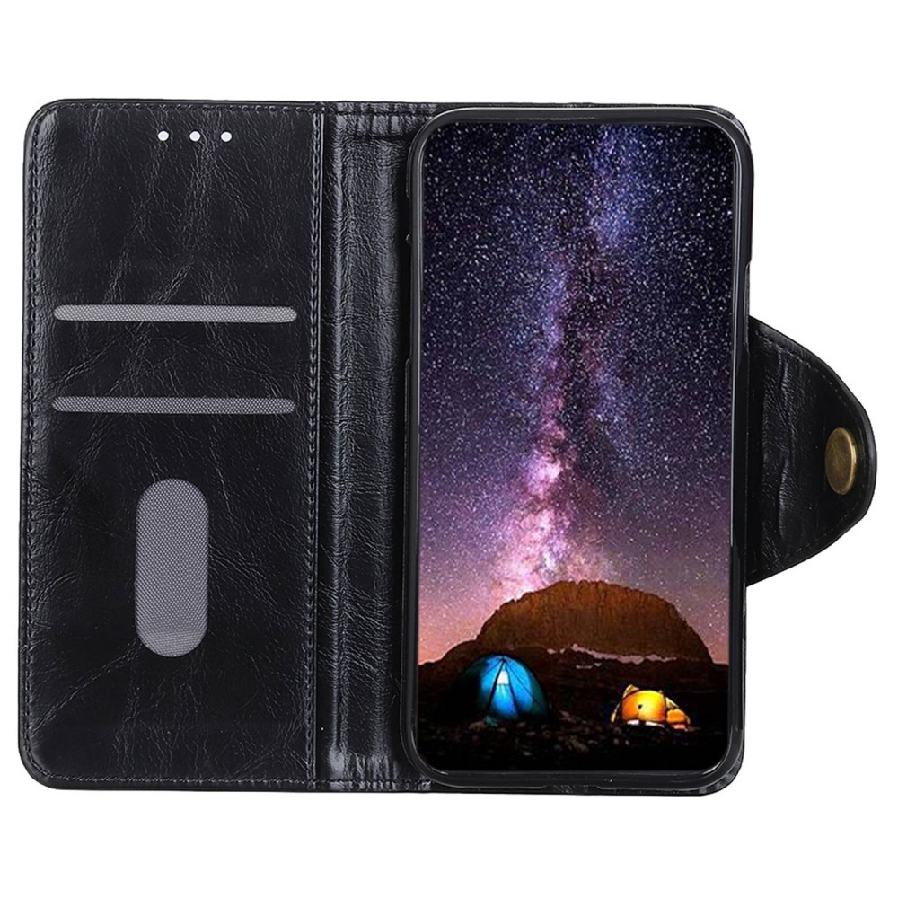 KHAZNEH KHAZNEH Galaxy S23 Fodral Magnetisk Mässing Svart