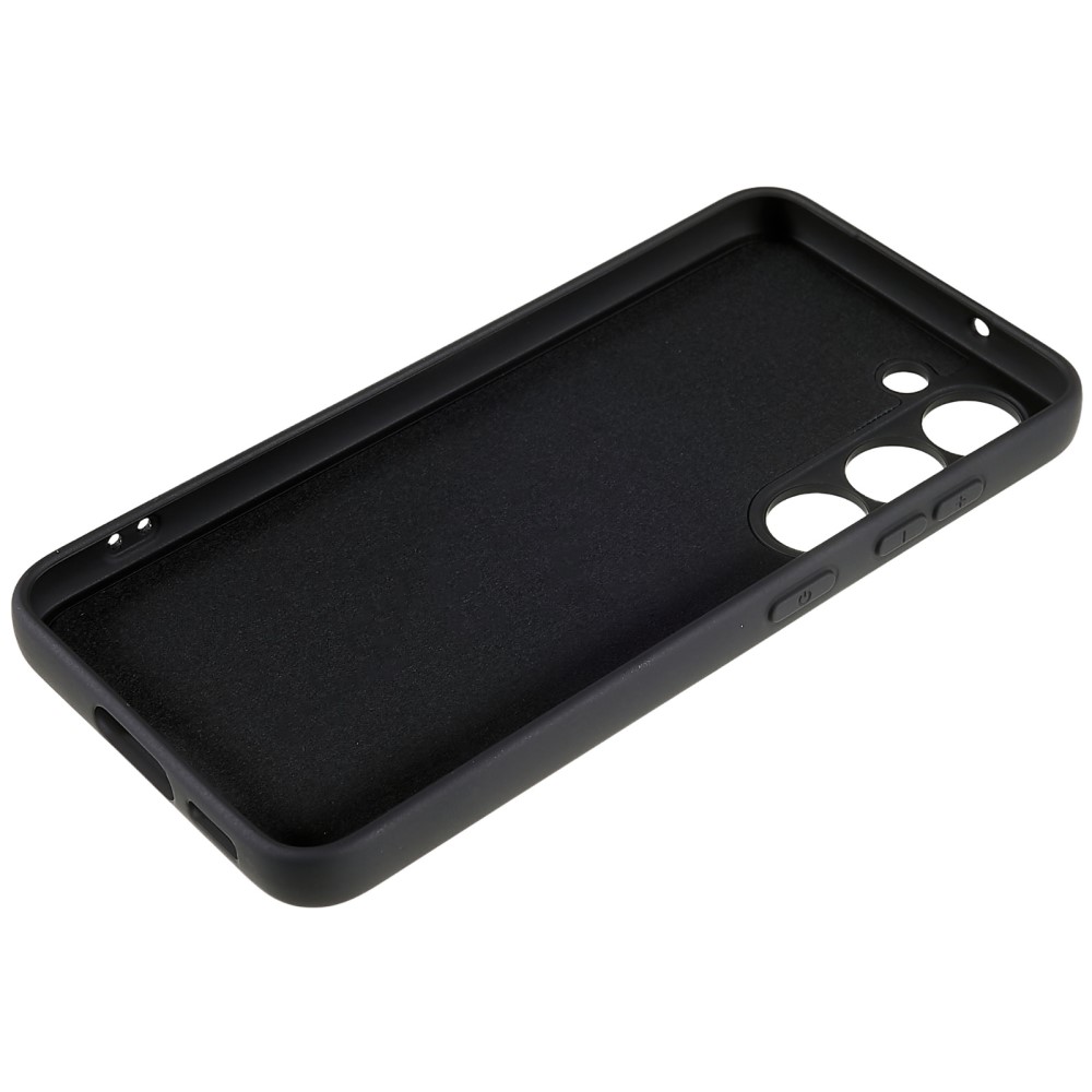  Samsung Galaxy S23 Skal Liquid Silikon Svart