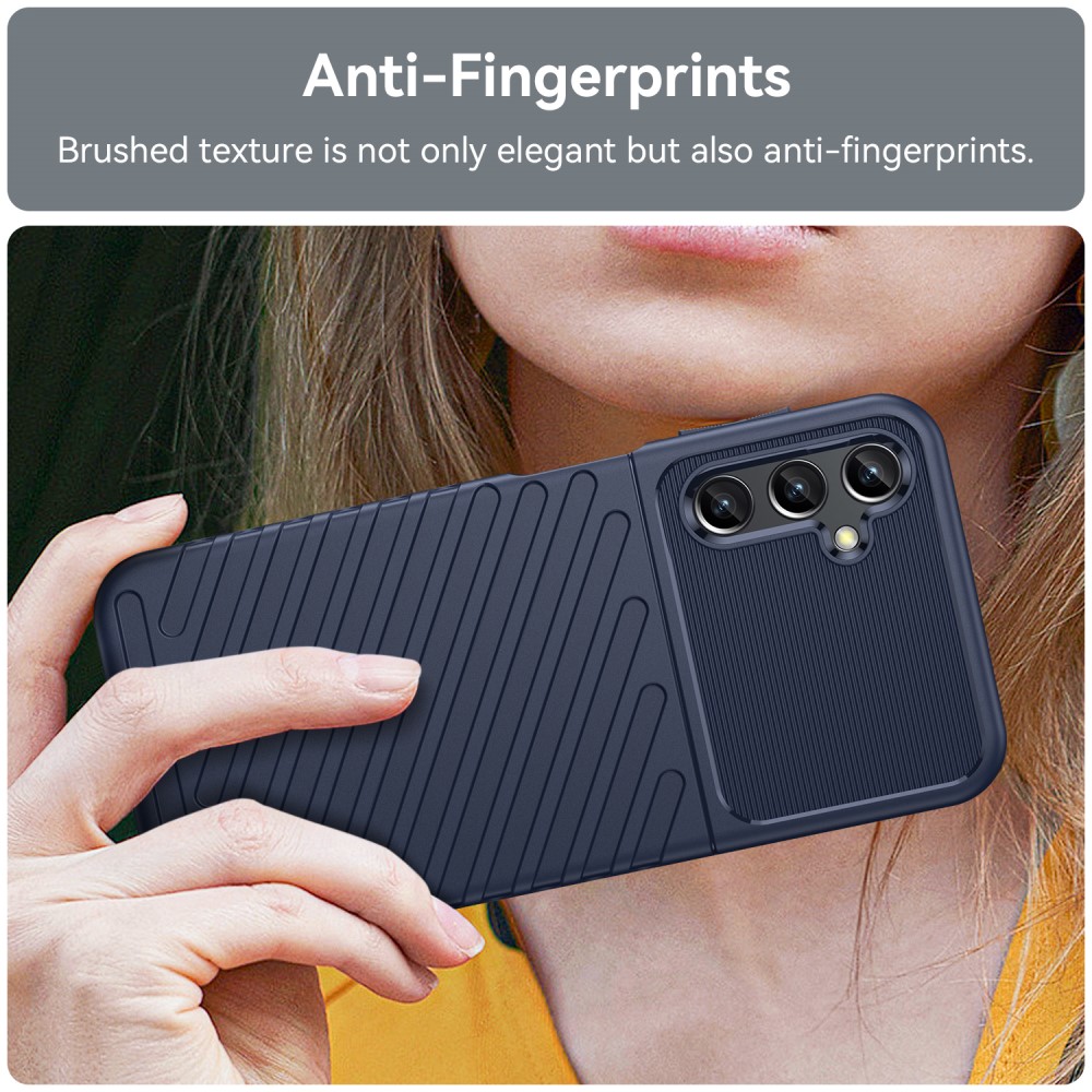  Samsung Galaxy A14 4G/5G Skal Twill Textur Blå