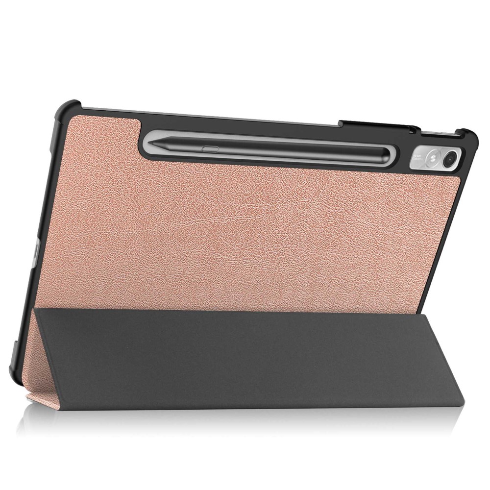  Lenovo Tab P11 Pro Gen 2 Fodral Tri-Fold Läder Roséguld