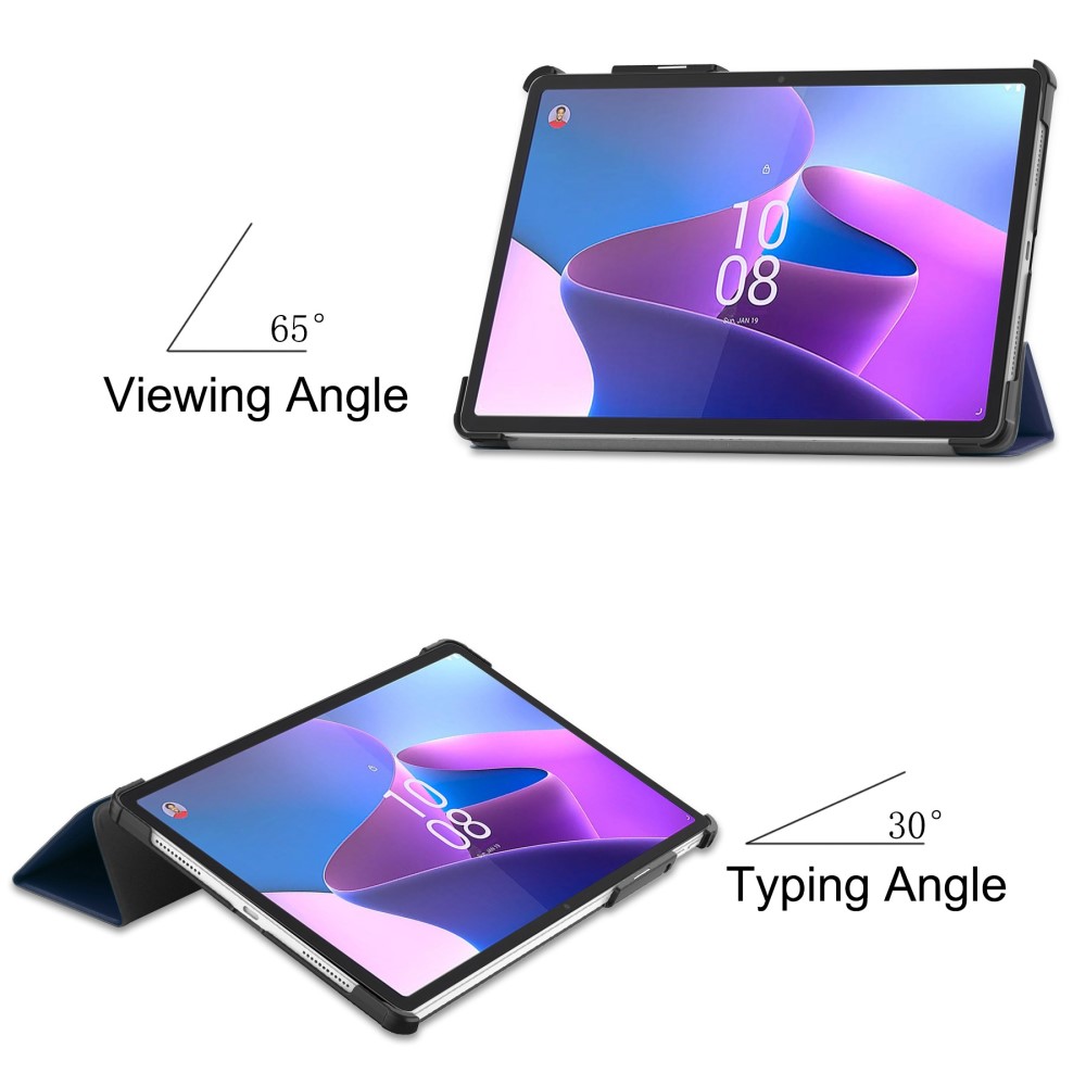  Lenovo Tab P11 Pro Gen 2 Fodral Tri-Fold Läder Blå
