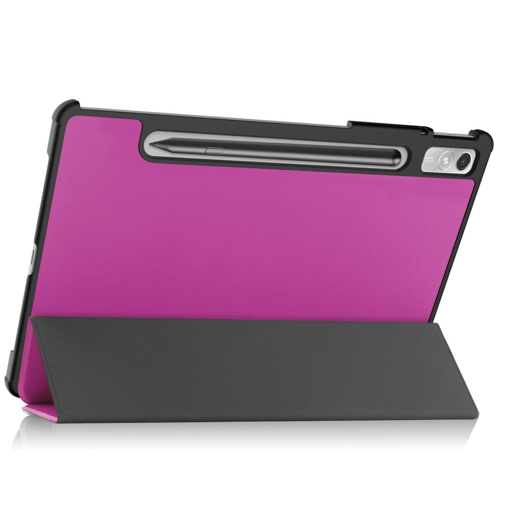  Lenovo Tab P11 Pro Gen 2 Fodral Tri-Fold Läder Lila