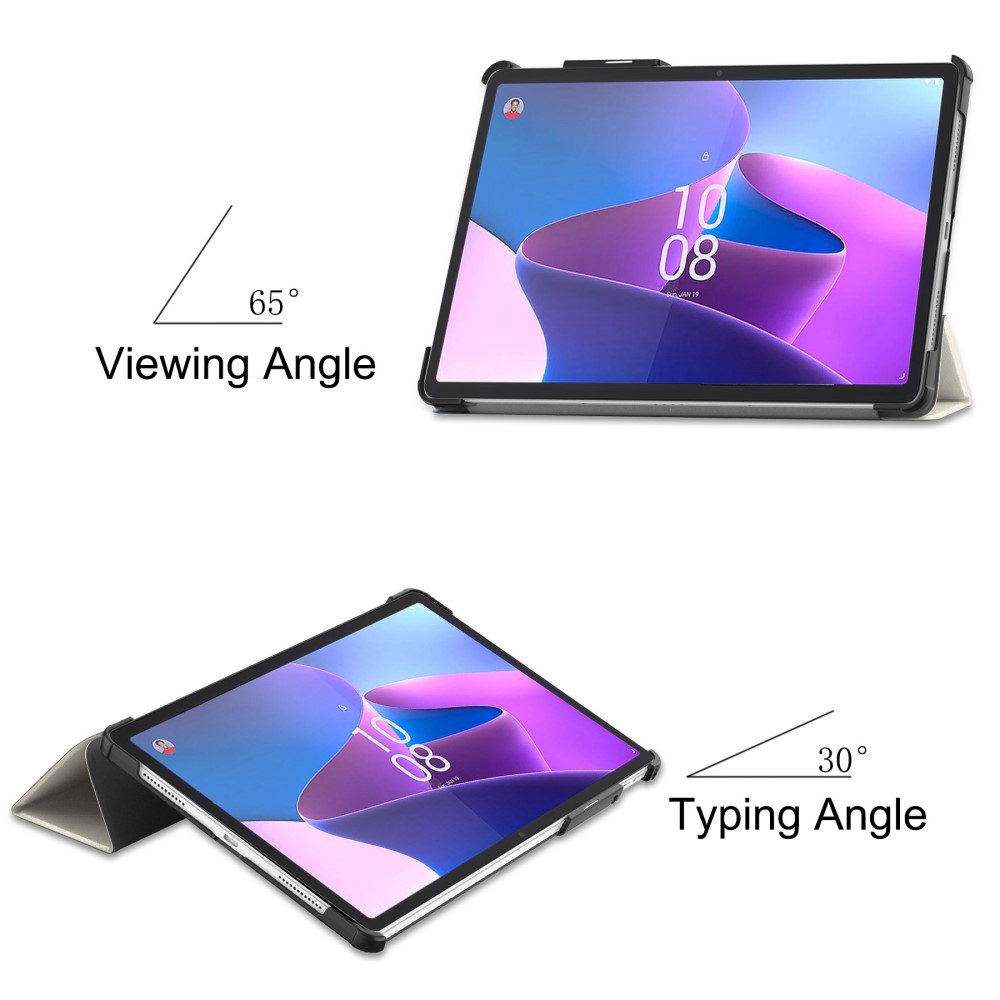  Lenovo Tab P11 Pro Gen 2 Fodral Tri-Fold Trött Katt