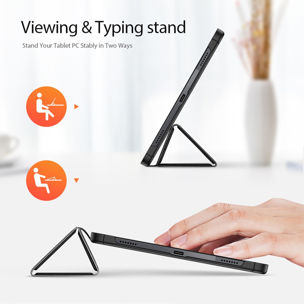 DUX DUCIS DUX DUCIS Lenovo Tab P11 Pro Gen 2 Fodral DOMO Tri-Fold Svart