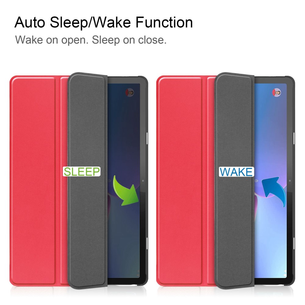  Lenovo Tab P11 Gen 2 Fodral Tri-Fold Röd