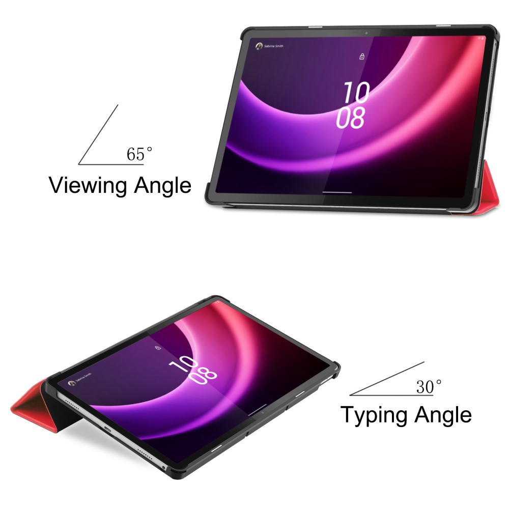  Lenovo Tab P11 Gen 2 Fodral Tri-Fold Röd