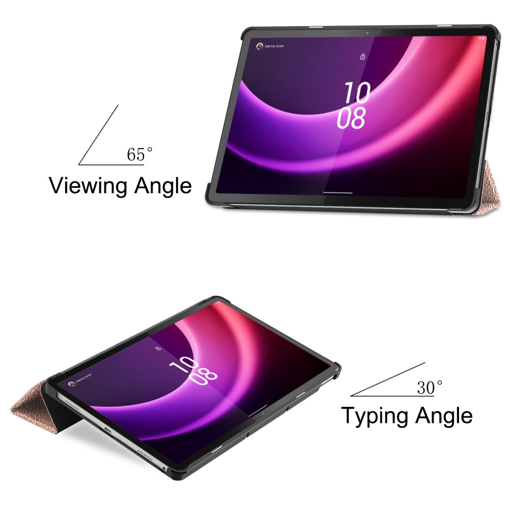 Lenovo Tab P11 Gen 2 Fodral Tri-Fold Roséguld