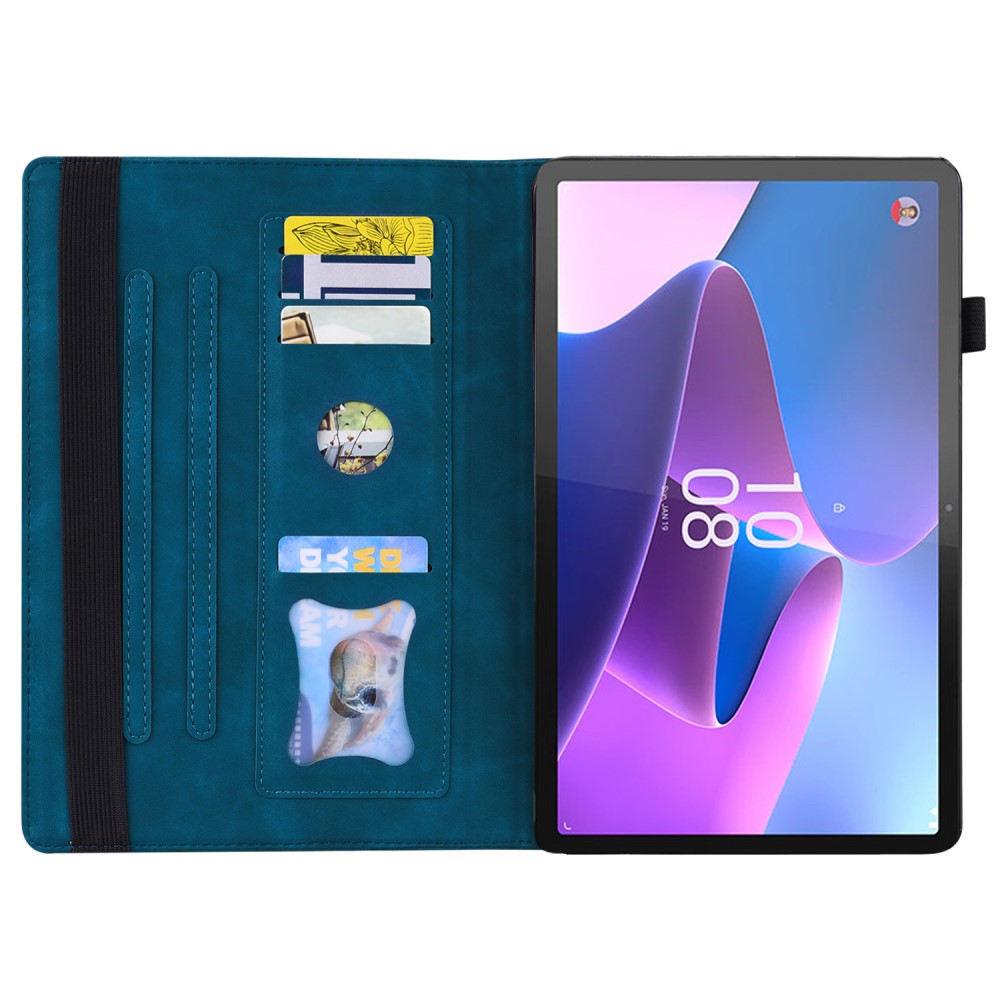  Lenovo Tab P11 Pro Gen 2 Fodral Med Frontficka Mörk Blå
