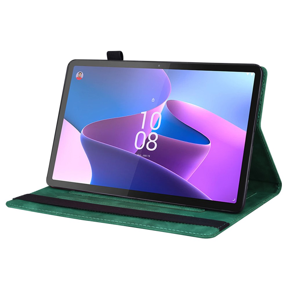  Lenovo Tab P11 Pro Gen 2 Fodral Med Frontficka Grön