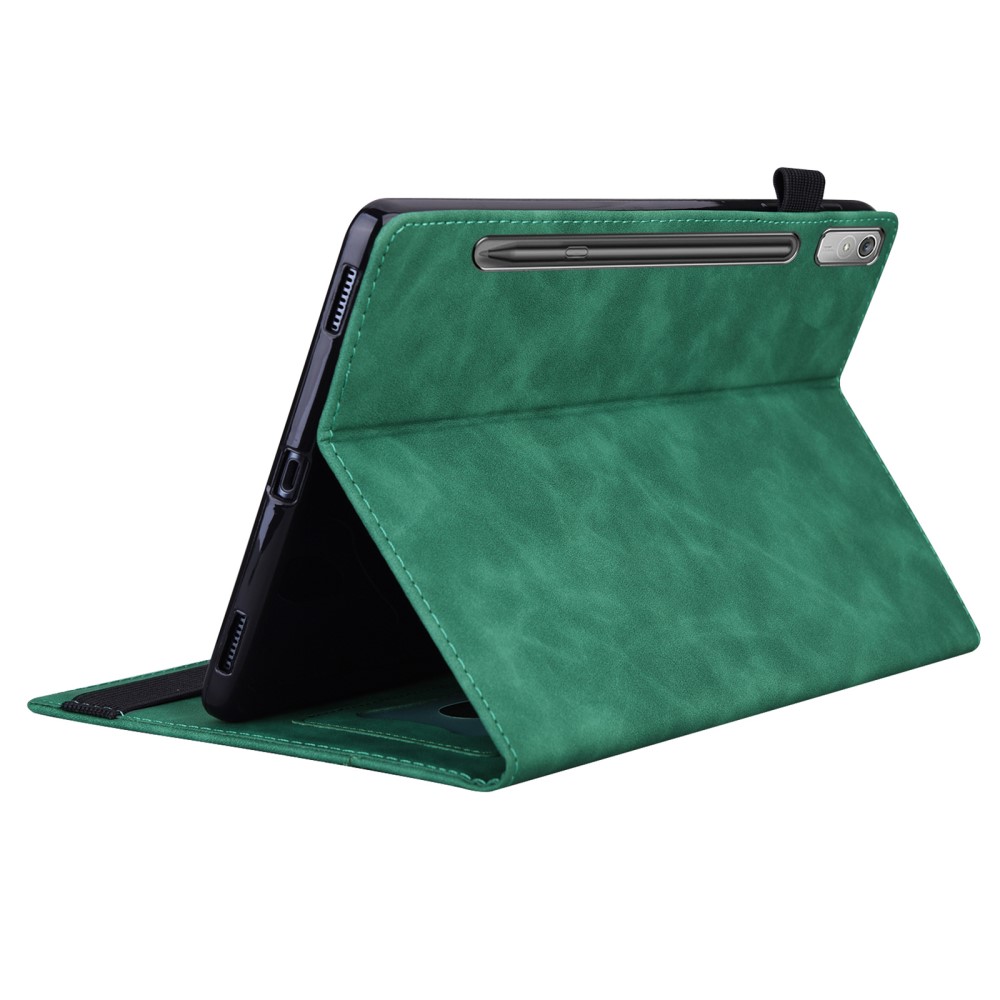  Lenovo Tab P11 Pro Gen 2 Fodral Med Frontficka Grön
