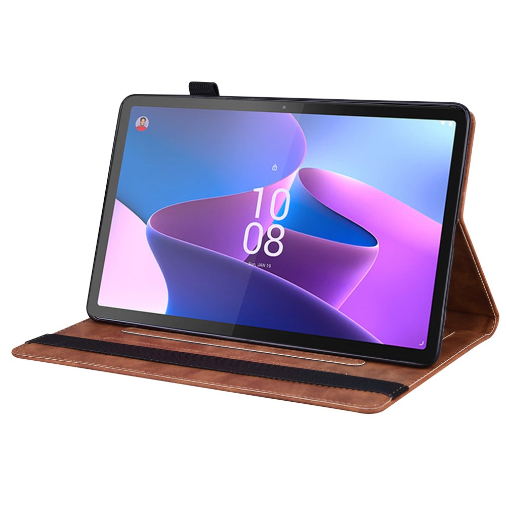  Lenovo Tab P11 Pro Gen 2 Fodral Med Frontficka Brun