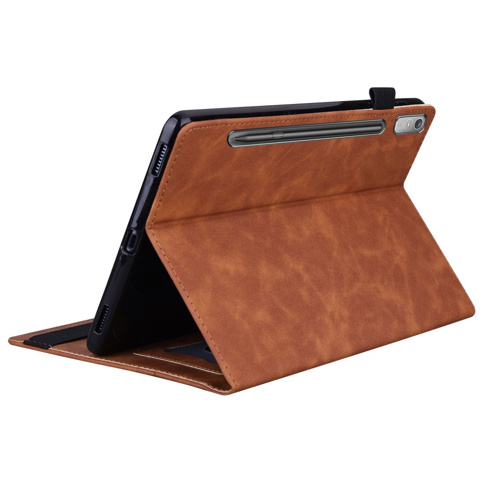  Lenovo Tab P11 Pro Gen 2 Fodral Med Frontficka Brun