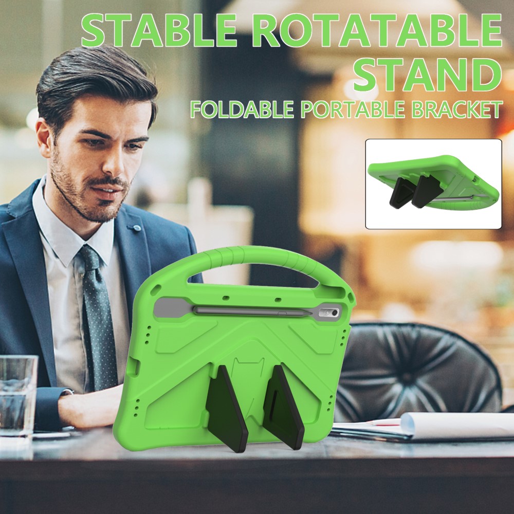 Lenovo Tab P11 Pro Gen 2 Skal EVA Shockproof för Barn Grön